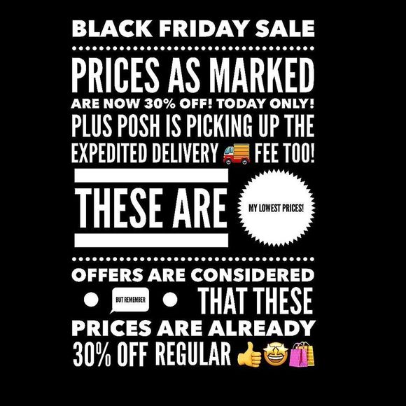 Please read the information about the Black Friday Sale Above! - Picture 1 of 1